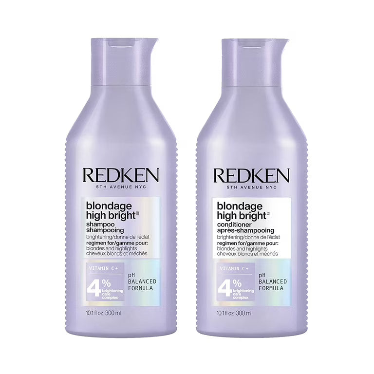 Redken Blondage High Bright Shampoo & Conditioner Duo Set for Blonde Hair