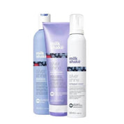 Milk Shake Silver Shine hair care products on a white background