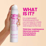 ELEVEN Australia Dry Finish Wax Spray  Flexible Hold Texture Spray