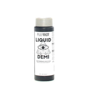 Bottle of Pulp Riot Liquid Demi hair color on a white background