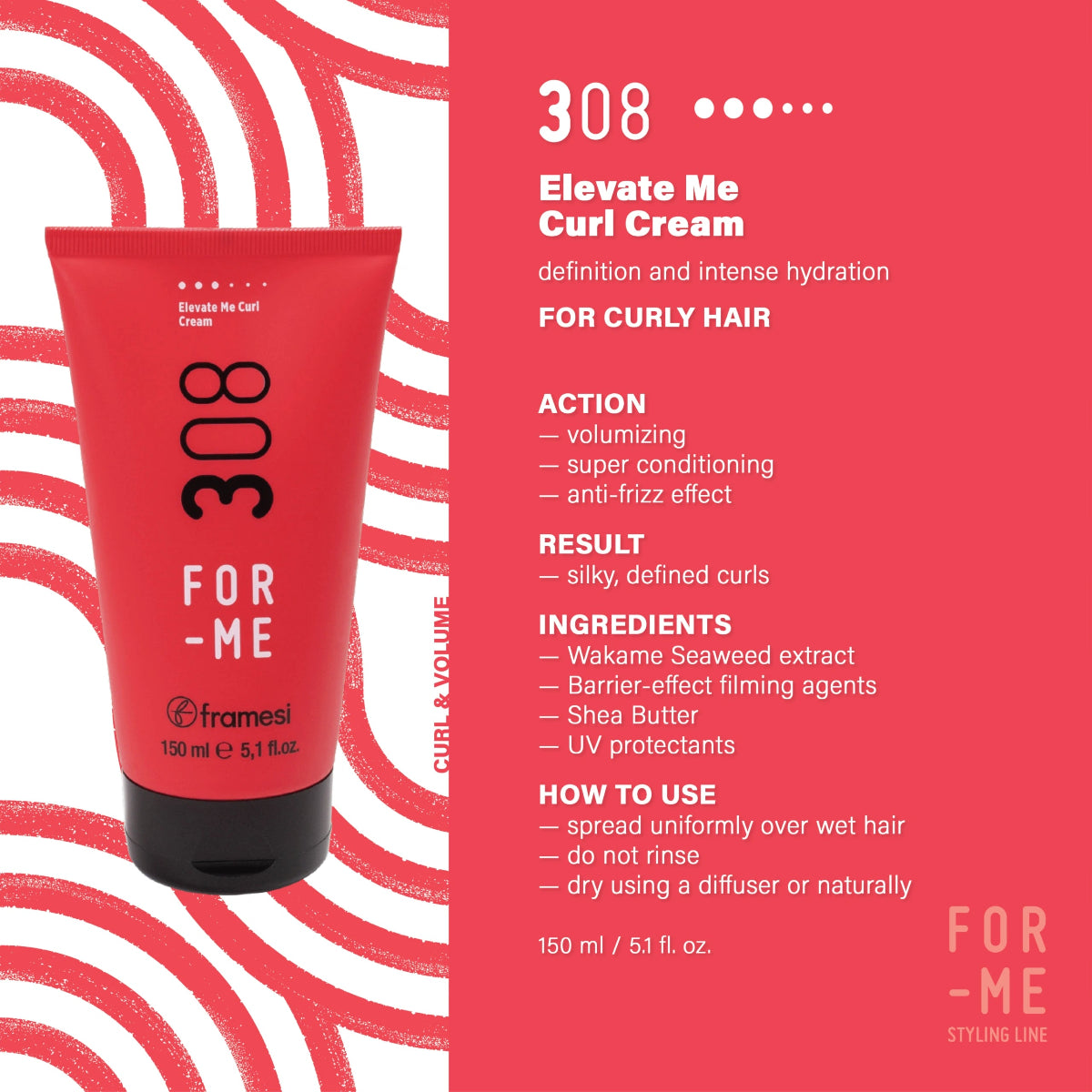 Framesi FOR-ME 308 Elevate Me Curl Cream