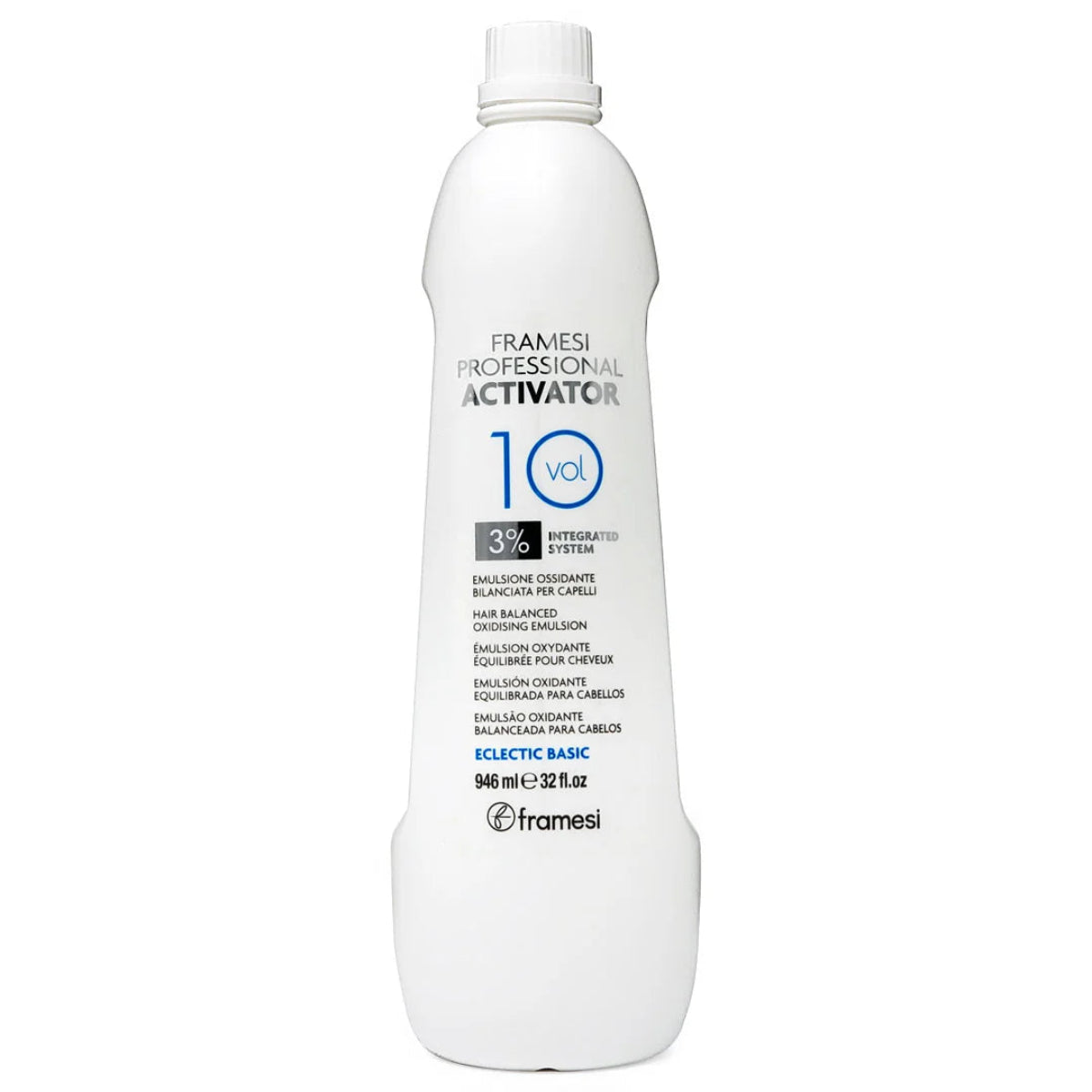 Framesi Activator bottle on a white background