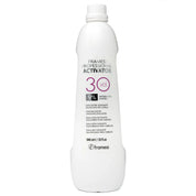 White bottle of Framesi Professional Activator 30 Vol on a white background