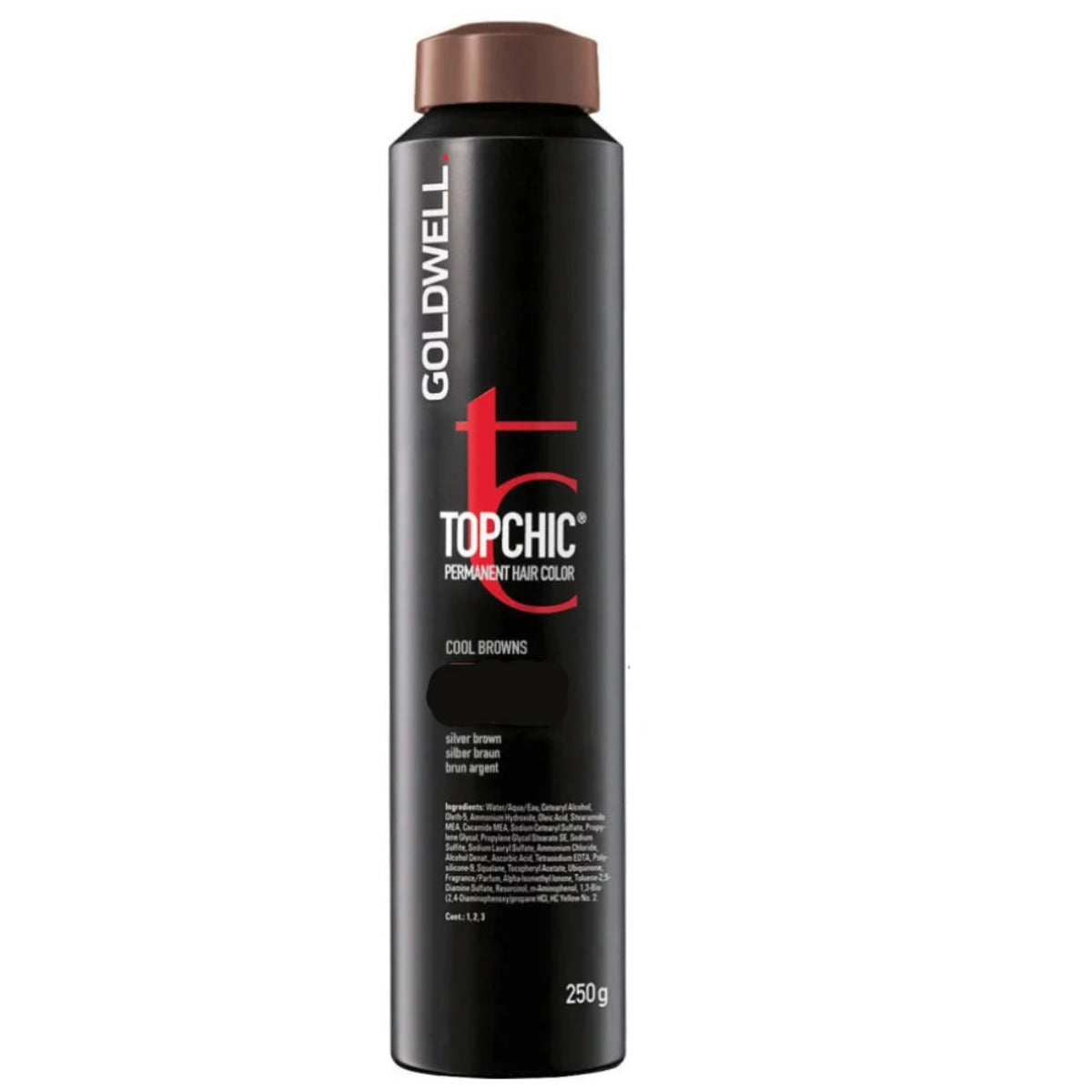 Goldwell Topchic Permanent Hair Color – Cool Browns Can 8.6 oz – Choose Your Shade