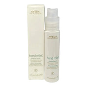 A bottle and box of Aveda Hand Relief Renewal Serum, shown on a clean white background.