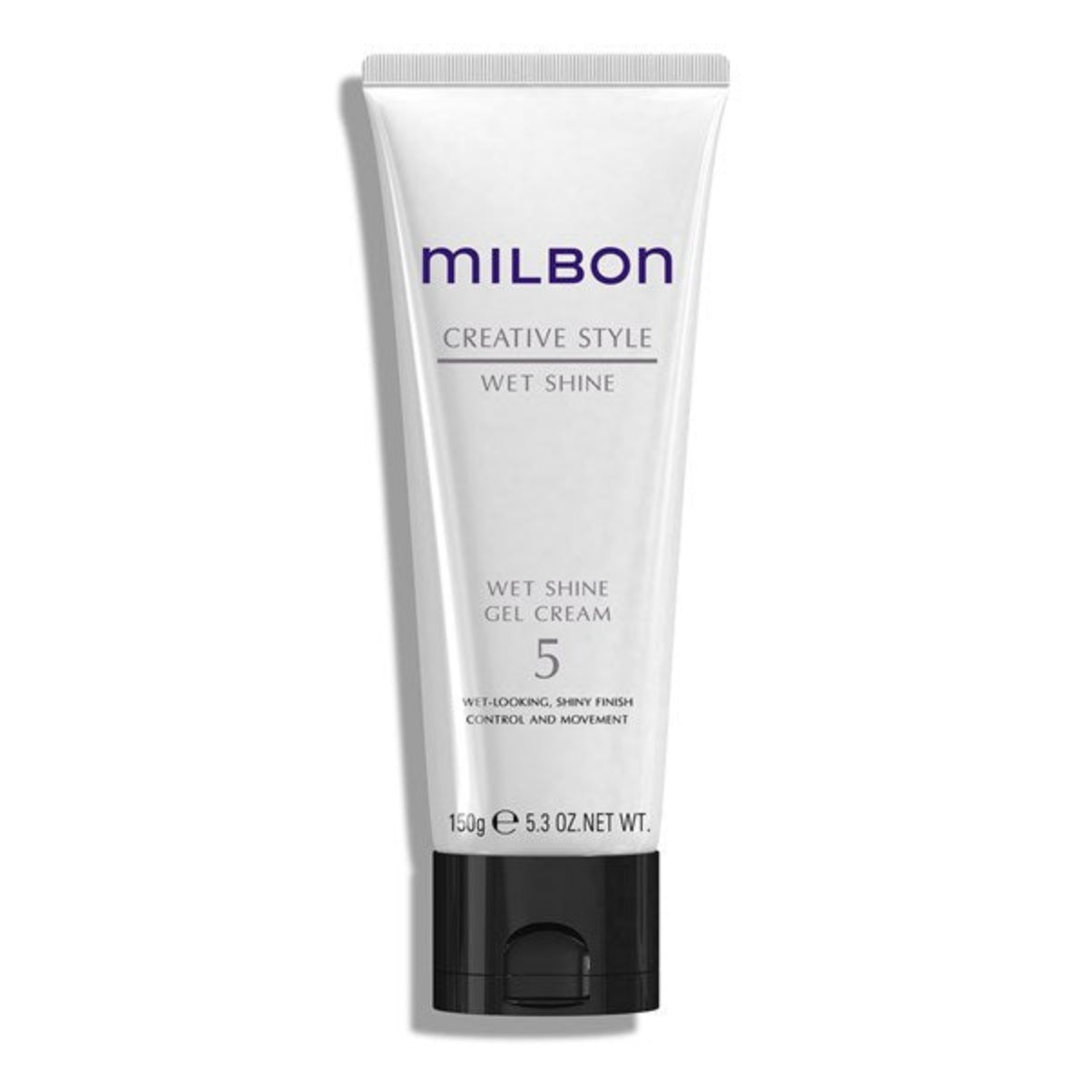 Milbon Wet Shine Gel Cream tube on a white background