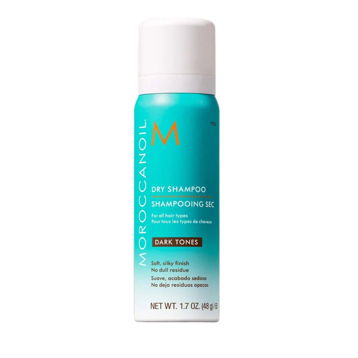 Moroccanoil dry shampoo bottle on a light background