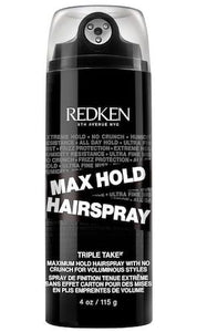 Redken Styling Max Hold Triple Take 32 Hairspray 4 oz – Extreme High-Hold Finishing Spray