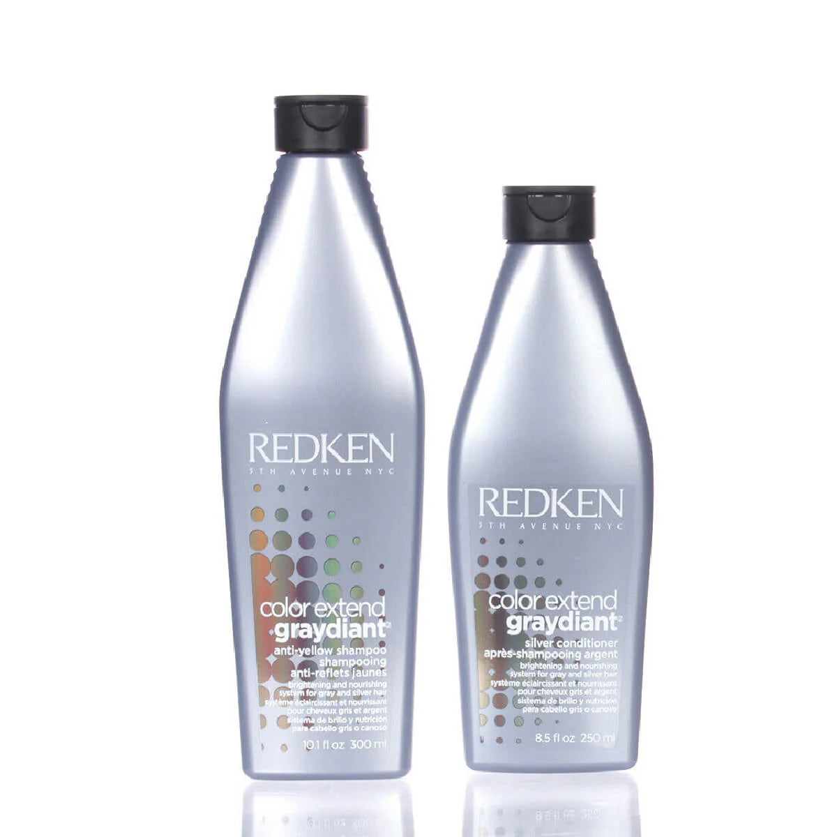 Two Redken hair care products on a white background