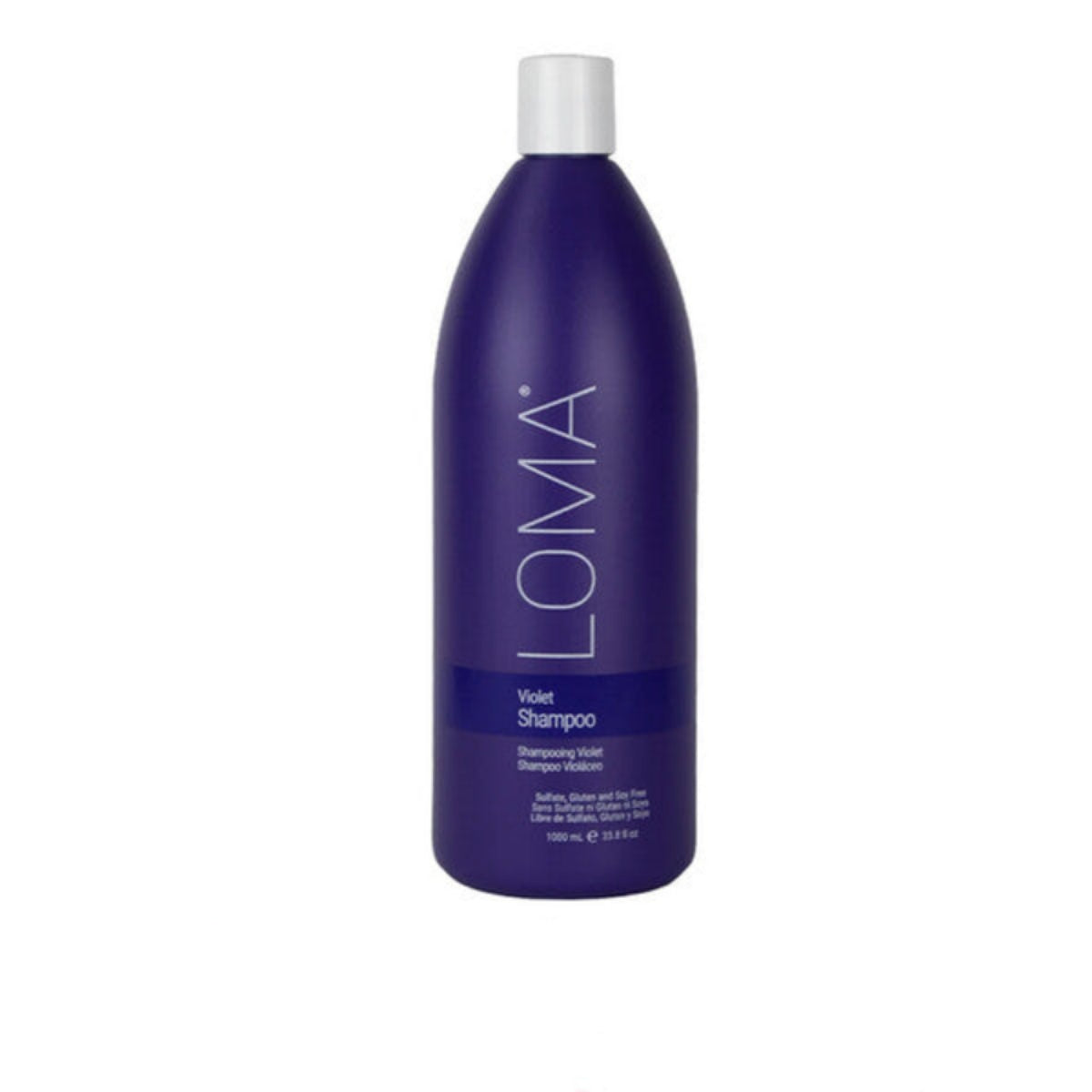 Loma shampoo bottle on a white background