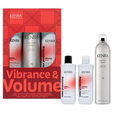 Kenra Vibrance & Volume Color Shampoo Conditioner & Volume Spray Kit