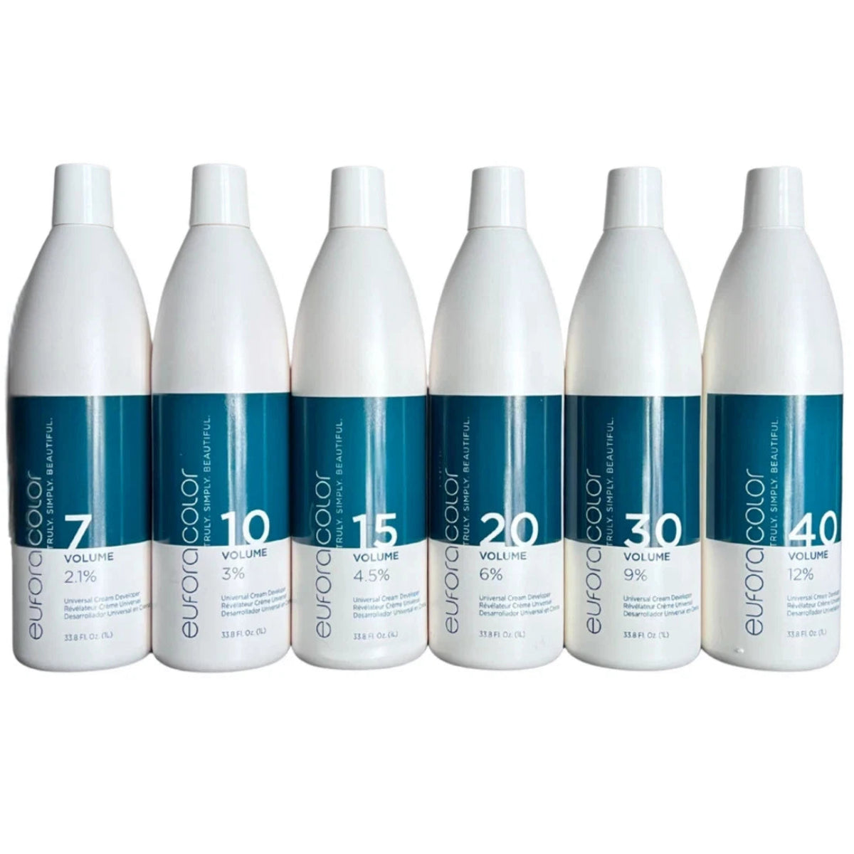 Eufora Universal Cream Developer 33.8 oz Cream Peroxide Developer