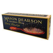 Mason Pearson Handy Boar Bristle Hairbrush+Cleaner Dark Ruby Pure Bristle B3