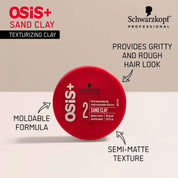 Schwarzkopf Osis+ 2 Sand Clay Medium Control