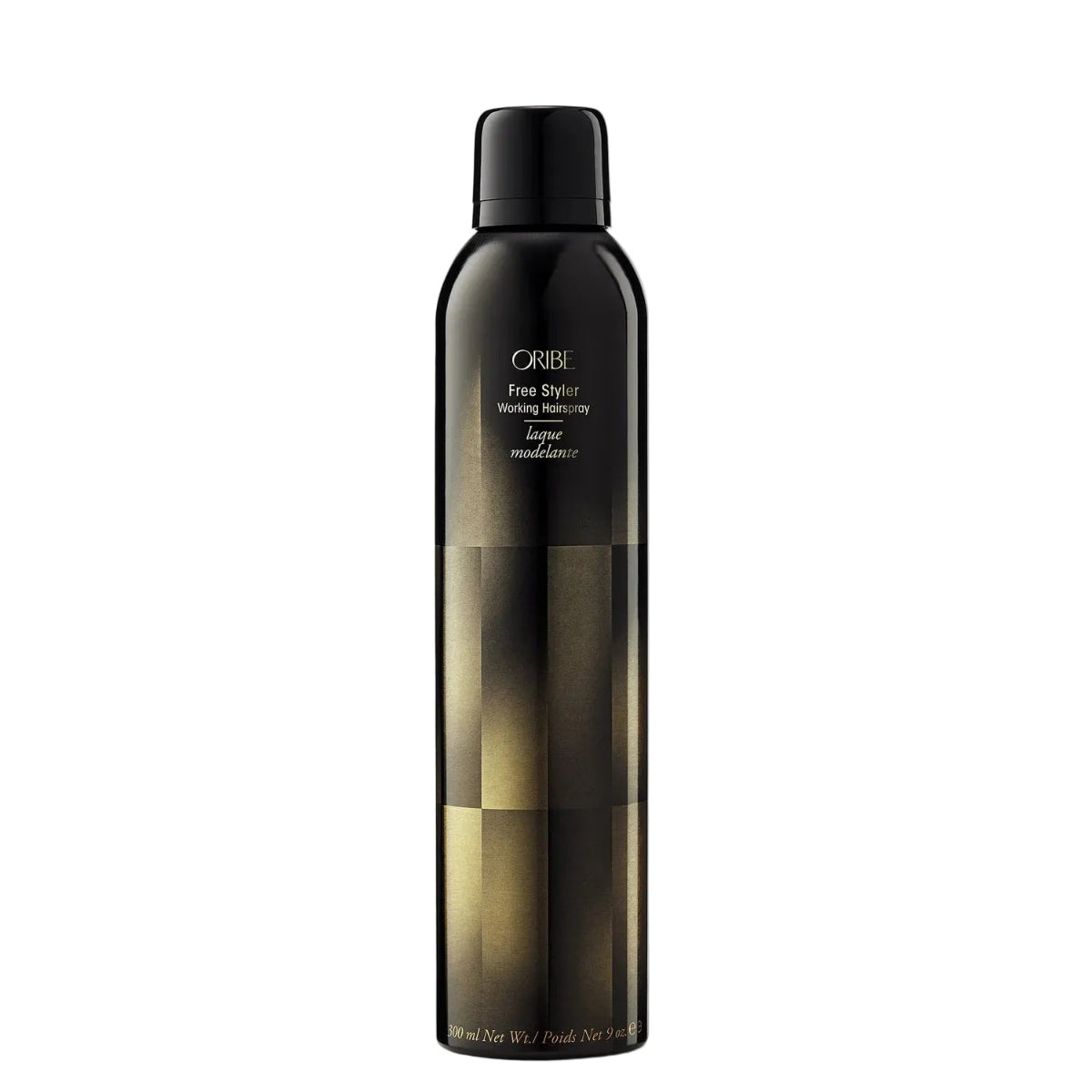 Oribe hair product bottle on a white background
